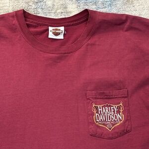 Vintage Harley-Davidson 2XL Faded Grunge Y2K Streetwear Skater Workwear